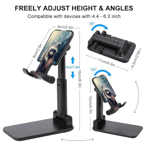 Support téléphone portable réglable pour éviter les douleurs cervicales