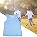Breathable Mesh Football Vest Jersey for Soccer Training, Loose Fit Youth Basketball and Cricket Bibs, Polyester Athletic Shirt for Team Sports and Outdoor Games, Size 40x56cm for(Light Blue)