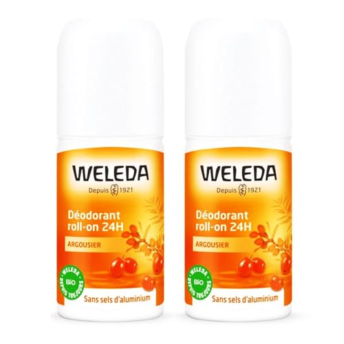 Weleda Sanddorn Deodorant Roll-on 24H, 2 x 50 ml