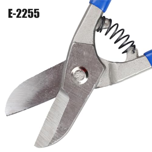 Image of Eastman Tin Cutter 10 /250 Mm, Fully Drop Forged Alloy Steel Full Polished Head Dipped Sleeve Handle with Cutting Capacity For Iron Sheet 0.6-1mm (E-2255)