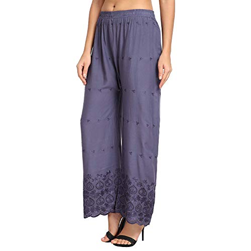 Image of Women's Rayon Half Chicken Palazzo