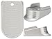 NDZ Performance Magazine Base Plate Finger Extension with Textured Surface for Sig P365 9mm Anodized Aluminum - Silver