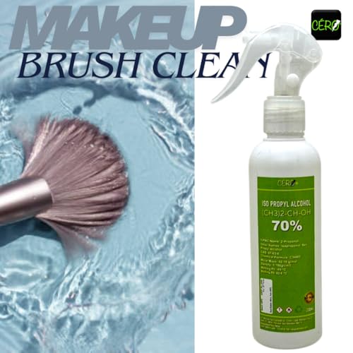 Image of CERO IPA Isopropyl Alcohol for Cleaning | All Electronics | Clean Your Makeup Tools | Clean CPU, GPU and Screen | Repair Cosmetics 70% Pure [(CH3)2-CH-OH] CAS: 67-63-0 (250ml)