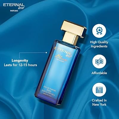 Eternal Love Blue Bundle - Long Lasting Eau de Parfum Spray - 3.4oz