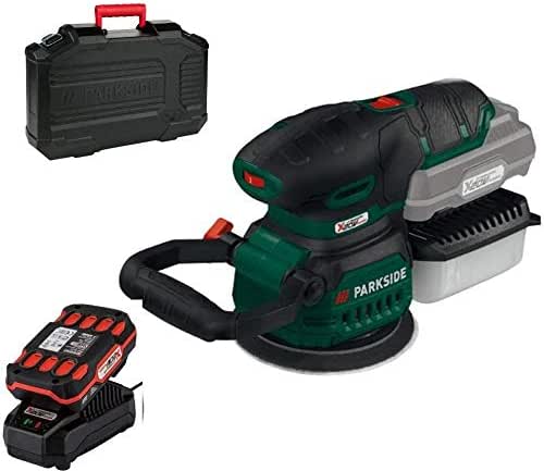 Parkside Ponceuse excentrique sans fil PAEXS 20-Li A1 avec 4