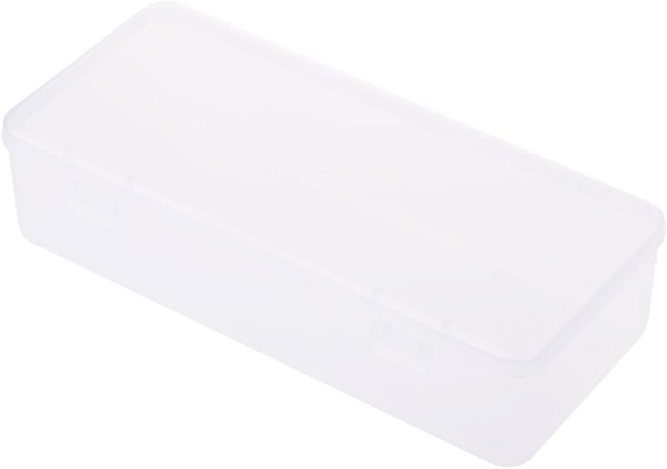 Rectangular Plastic Clear Storage Box Jewelry Container for Case Bead Organizer
