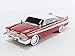Produktbild Greenlight Collectibles  Plymouth Fury 1958 Diecast Modellauto "Christine"  Maßstab 1/24  "Evil Version" rot weiß, dunkle Scheiben