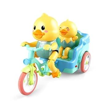 Kits Experience The Joy Of Riding Battery Operated Tricycle Riding Duck Toy: Lights, Music, And Multicolor Fun For Kids!