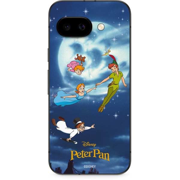 Skinit Decal Phone Skin Compatible with Google Pixel 9a - Officially Licensed Disney Peter Pan Wendy and The Boys to Neverland Design