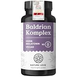 NATURE LOVE Baldrian Komplex - 90 Kapseln- Baldrian 1000mg