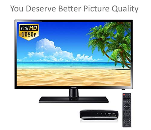 Exuby Digital Converter Box for TV w/Antenna, HDMI & RCA Cable for Recording & Watching Full HD Digital Channels - Instant & Scheduled Recording, 1080P, HDMI Output, 7 Day Program Guide & LCD Screen - Thumbnail 2