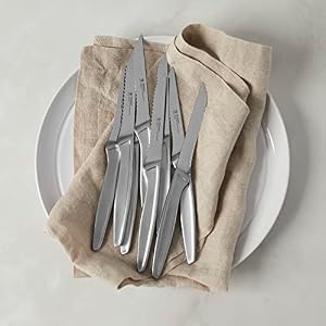 HENCKELS Razor Sharp Steak Knife Set of 8 German Engineered Informed by 100 Years of Mastery Sliver
