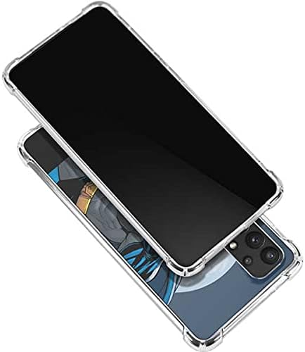 Skinit Clear Phone Case Compatible with Galaxy A32 5G - Officially Licensed DC Comics Batman Ready for Action Design