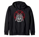 666 Baphomet Oculto Sudadera con Capucha