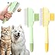 Selbstreinigender Flohkamm für Katzen,Katzenkamm,Pflegeeinrichtung für Haustiere,Selbstreinigende Katzenbürste Flohkamm Katze Hund,Katzenkamm Massagekamm Mit Entriegelungsknopf, Hundekamm