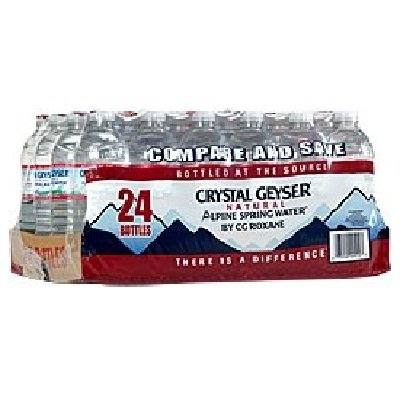 Crystal Geyser 16.9 fl oz (500 ml) x 24 Bottles