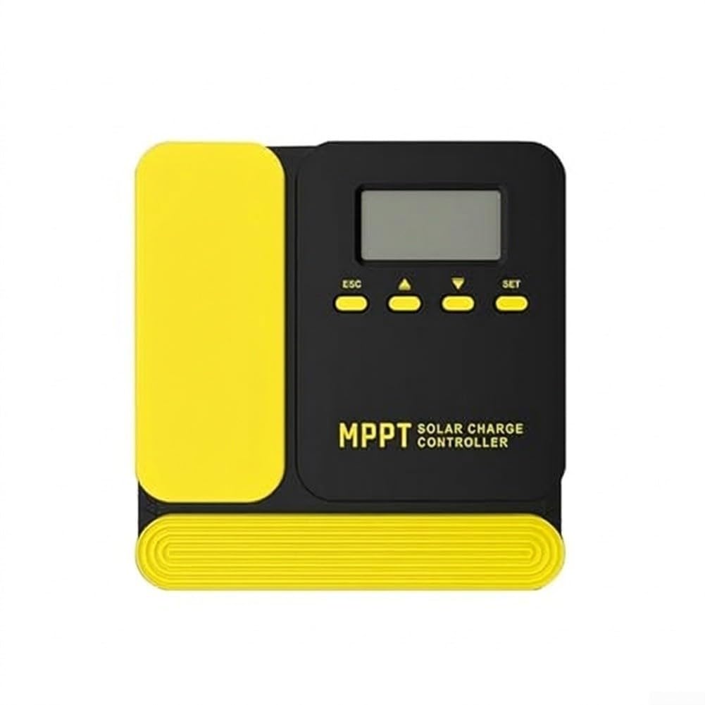 Regolatore solare MPPT 10A-20A per piombo-acido per batteria regolatore solare (10A) | Rilevamento automatico della tensione, sistema 12 V/24 V, display LCD in tempo reale, ricarica efficiente