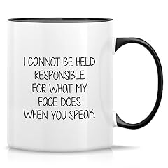 White Mug with Black Handle and Inner