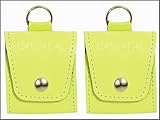Homöopathische Taschenapotheken Notfallapotheke - SET 2 Stück in Leder mit Prägung (grün: Kinder, blau: Reise) + Braungläsern (UV-Schutz) und Etiketten (grün/blau)
