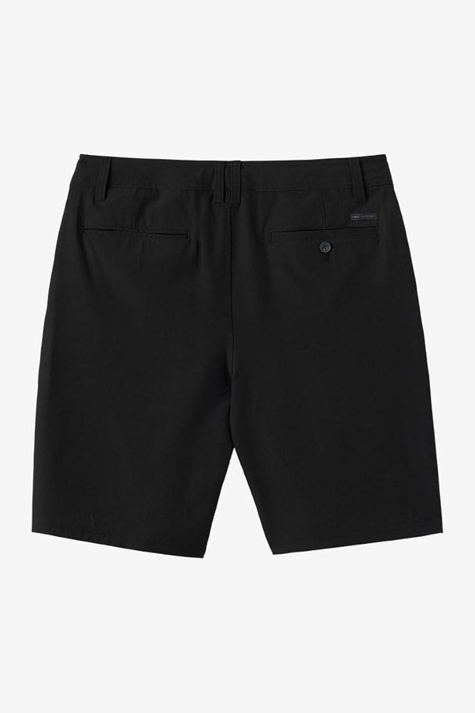 O'Neill Mens Reserve Heather 21 Shorts, Heather Black, 28, 11 at