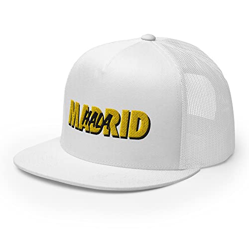 Hala Madrid Shadow Graphic Soccer Trucker Hat White miniatura 6