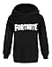Produktbild Fortnite Logo Boys Black Hoodie