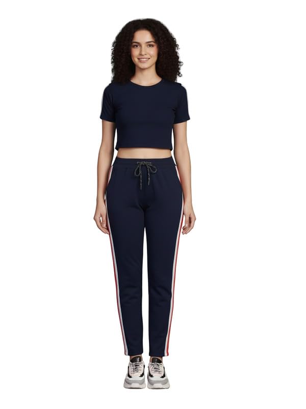dtr fashion Women's Cotton Blend Solid Tracksuit | Co-ord Set For Women| Active Wear Suit Set For Women| Track Suit Set For Women-picture-20
