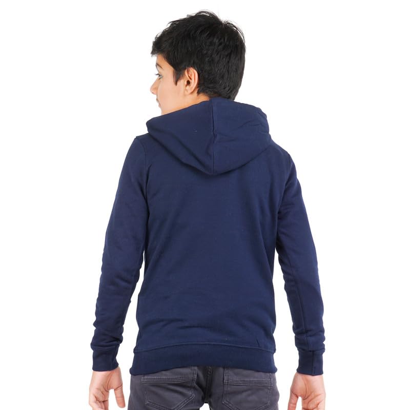 Image of Real Basics Boys Cotton Hooded Sweatshirt(Pack of 1)