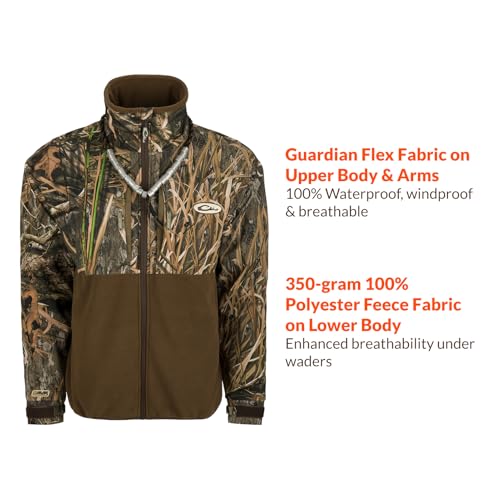 Image of Drake Waterfowl Men's Mst G-flex Eqwader Full Zip Jacket