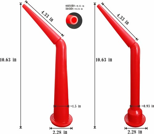 Image of Caulking Nozzle for Sausage Caulking Gun caulk tube adapters Used for the installation of glass, tiles, bathrooms, kitchens, advertisements, etc