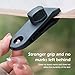 yorpyep 12 PCS Car Cover Windproof Clip, Inverted Tooth Design Non-slip Bite Tent Clamp with Adjustable Buckle, Portable Outdoor Wind Rope Fixing Bracket, for Most Cars Awning Fasteners (Black)