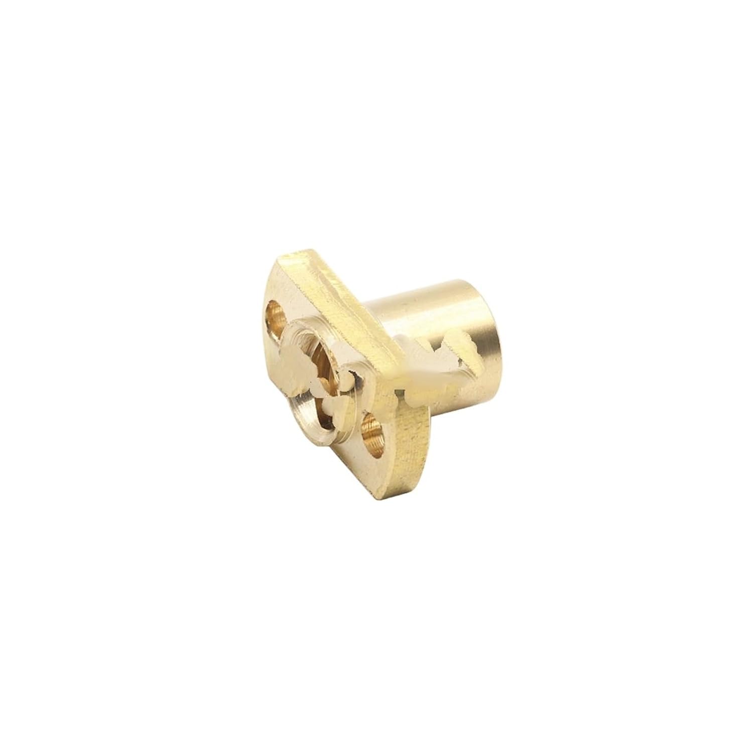 Linear Motion CNC Ball Screw 1pc T8 Nut H Flange Copper Nut Pitch 2mm Lead 8mm for T8 Screw Trapezoidal Screw
