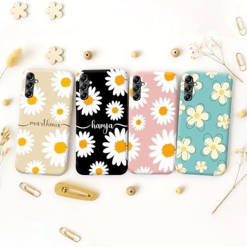 Image of COLORflow Back Cover Compatible with Samsung Galaxy A14 5G / 4G | Daisy Bloom Customized Back Cover Compatible with Samsung Galaxy A14 5G / 4G