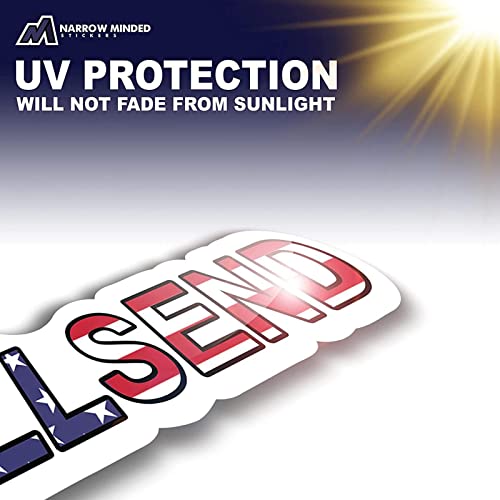 MANXI Pacote com 3 peças de 2 adesivos para envio completo - Adesivo engraçado para janela de carro,