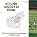 ZEMBSOYA Lacrosse Head, Mesh Strung Wear Proof Nylon Lacrosse Stick Heads for Training Competition