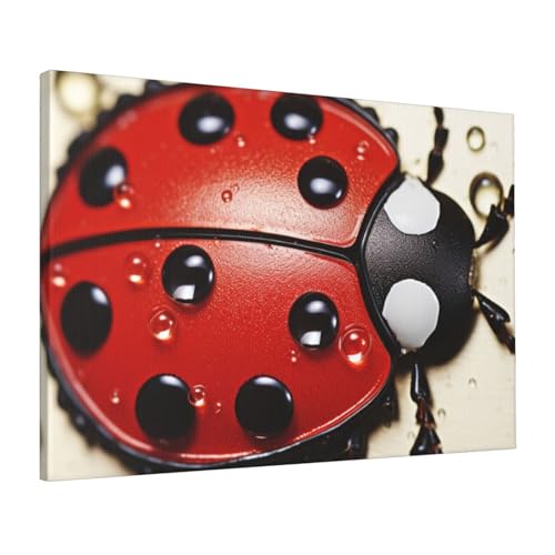 Impression sur toile coccinelle pour créer un salon zen et élégant