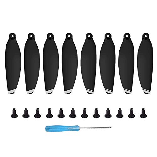 gouduoduo2018 8pcs Mavic Mini Prop 4726F Propellers Lightweight Foldable Low Noise for DJI Mavic Mini Accessories (Silver tip)