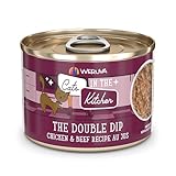 Weruva Cats in the Kitchen, The Double Dip with Chicken & Beef Au Jus Cat Food, 6oz Can (Pack of 24)