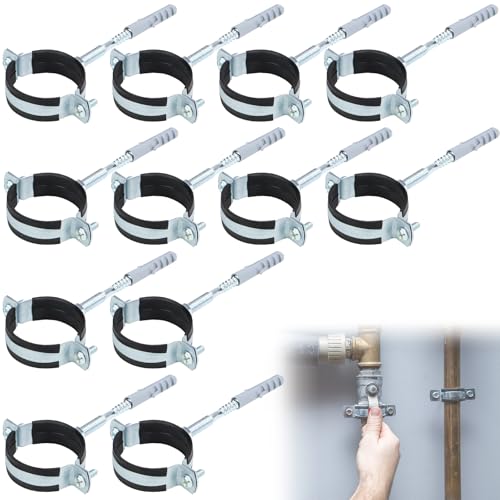KXVXXV 50mm Rohrschellen Set mit Dübel