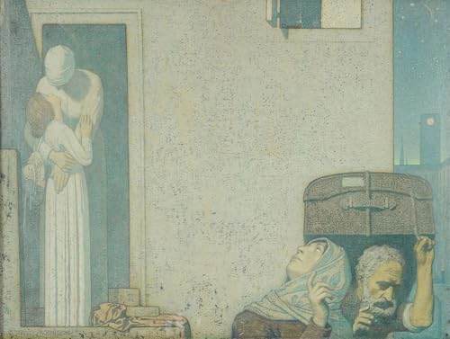 Impression d'art l'adieu de Frederick Cayley Robinson toile premium 60x90