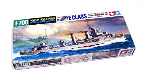 Tamiya 31909 Destroyer British E Class 1/700 Maquette Militaire Navale Version Complète