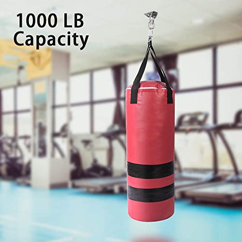 Image of Heavy Duty Swing Hangers for Wooden Sets 2000 LB Capacity Hammock Hanger 360 Swivel Stainless Steel Swing Hardware Accessories 1 Packs for Porch Playground Yoga Heavy Bag