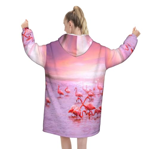 Couverture à capuche contre le froid hivernal avec manches intégrées - 3