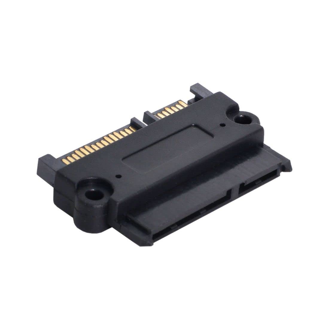 3.5 y 2.5 pulgadas SATA 22Pin 7+15 macho a SATA 22P 7+15 hembra para disco SSD adaptador convertidor de extensión con agujeros para tornillos