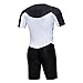 LOGASMART Traje de triatlón para Hombre Traje Acolchado de triatlón Compresión Ciclismo...