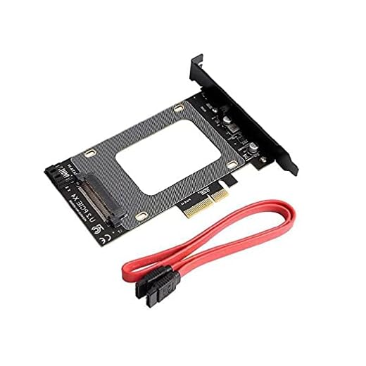xllLU PCI-E Riser SFF-8639 Adapter PCIe U.2 SSD till PCI Express X4-kort stöder U.2 SSD 2,5 tum SATA SSD till PCI-E X4 Riser Card pci-e 3.0 x4 till nvme m.2 m nyckel ssd pcie m2 kortadapter