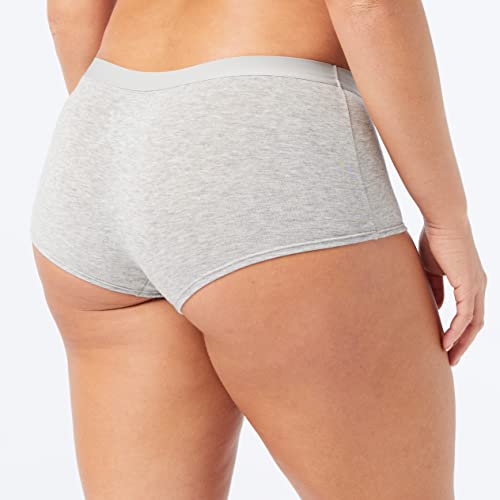Image of Amazon Essentials Women's Breathable Cotton Boyshort Underwear (Available in Plus Size), Pack of 5