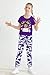 mksodop Girls Clothes 2Piece,Teen Girls clothes Fashion Printed T-Shirt and Camouflage Pants Girls Outfits Set