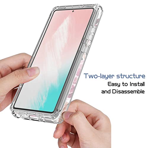 Coque Galaxy Note 20 5G anti-choc évite les bris d'écran fleur violette