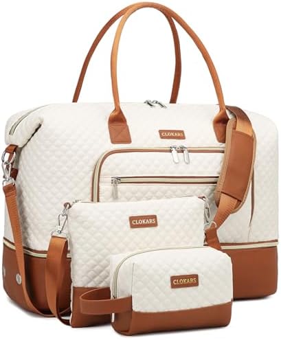 CLOKARS Weekender Bags for Women, Travel Duffle Bag Carry On Over...